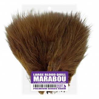 4-5'' STRUNG & BLOOD QUILL LARGE MARABOU