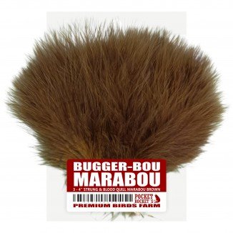 3-4'' STRUNG & BLOOD QUILL BUGGER-BOU MARABOU
