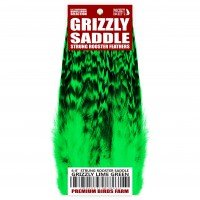 6-8'' STRUNG ROOSTER SADDLE GRIZZLY