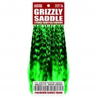 5-6'' STRUNG ROOSTER SADDLE GRIZZLY