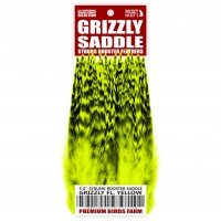 5-6'' STRUNG ROOSTER SADDLE GRIZZLY