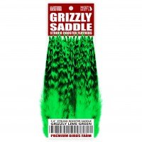 5-6'' STRUNG ROOSTER SADDLE GRIZZLY