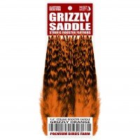 5-6'' STRUNG ROOSTER SADDLE GRIZZLY
