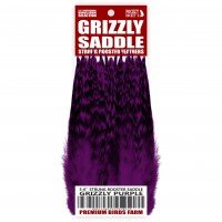 5-6'' STRUNG ROOSTER SADDLE GRIZZLY