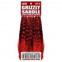5-6'' STRUNG ROOSTER SADDLE GRIZZLY