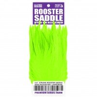 5-6'' STRUNG ROOSTER SADDLE DYED ON BLEACHED
