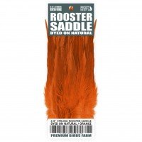 6-8'' STRUNG ROOSTER SADDLE DYED ON NATURAL