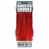 6-8'' STRUNG ROOSTER SADDLE DYED ON NATURAL