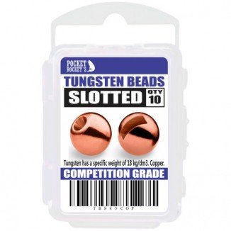 TUNGSTEN SLOTTED BEADS