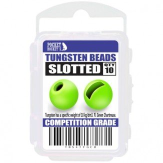 TUNGSTEN SLOTTED BEADS