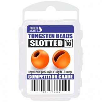 TUNGSTEN SLOTTED BEADS