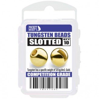 TUNGSTEN SLOTTED BEADS