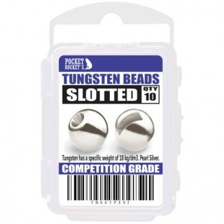 TUNGSTEN SLOTTED BEADS