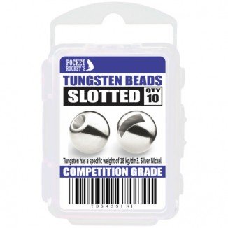 TUNGSTEN SLOTTED BEADS