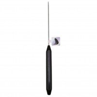 BLACK ALUMINUM BODKIN WITH HALF HITCH TOOL 4,8''